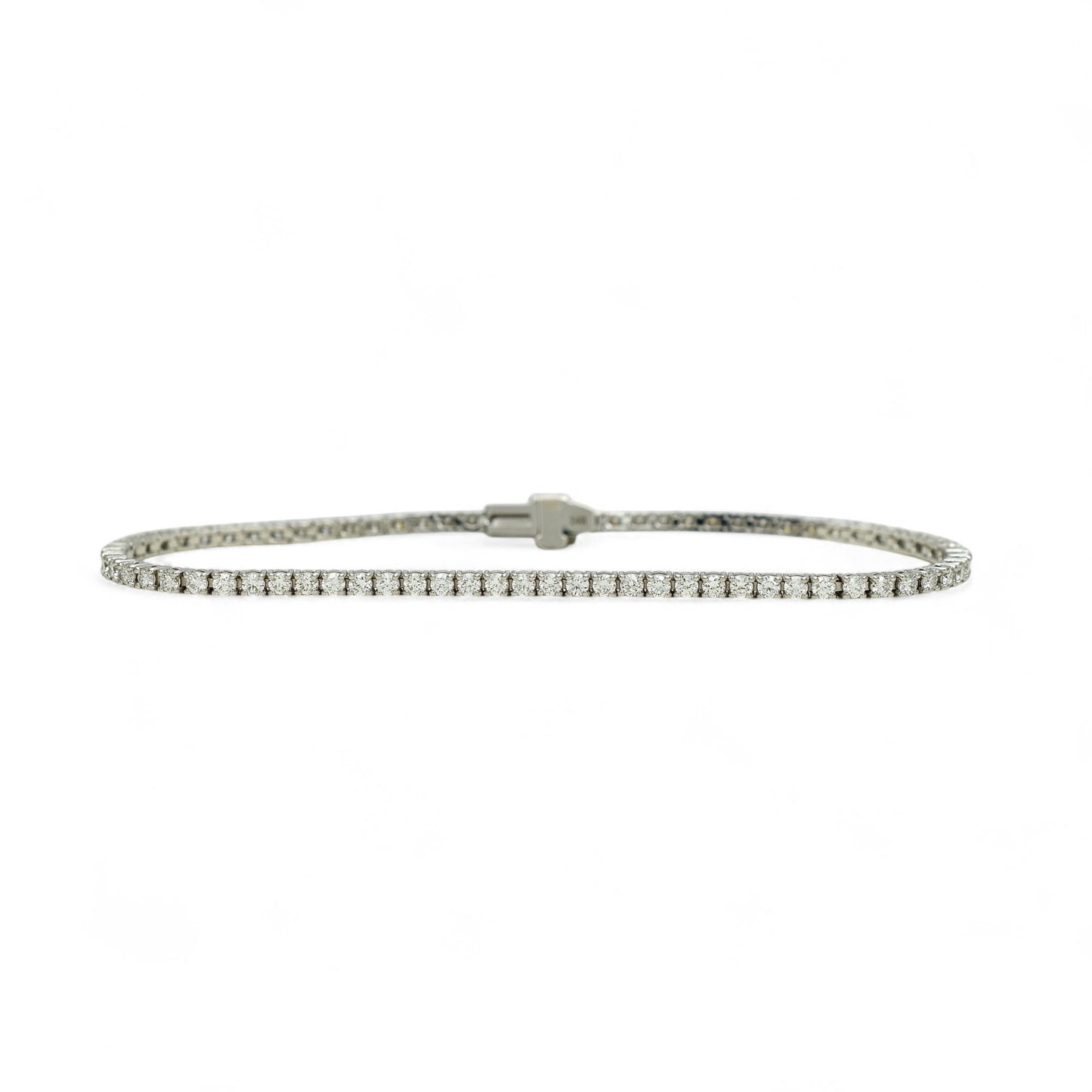 Lab-Grown Diamond Tennis Bracelet 14K Solid