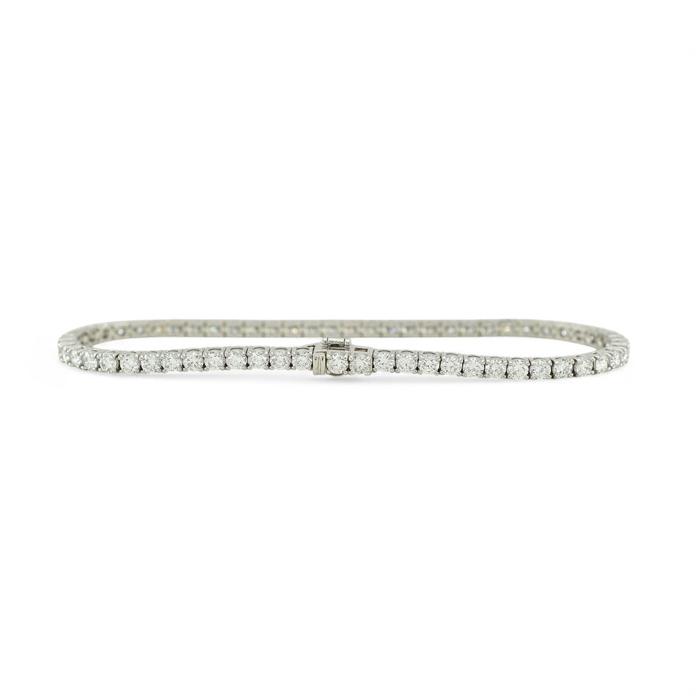 4-5.3ct. Lab-Grown DiamondTennis Bracelet | 2.65mm | 14K Solid Gold with E-F VS+ Diamonds