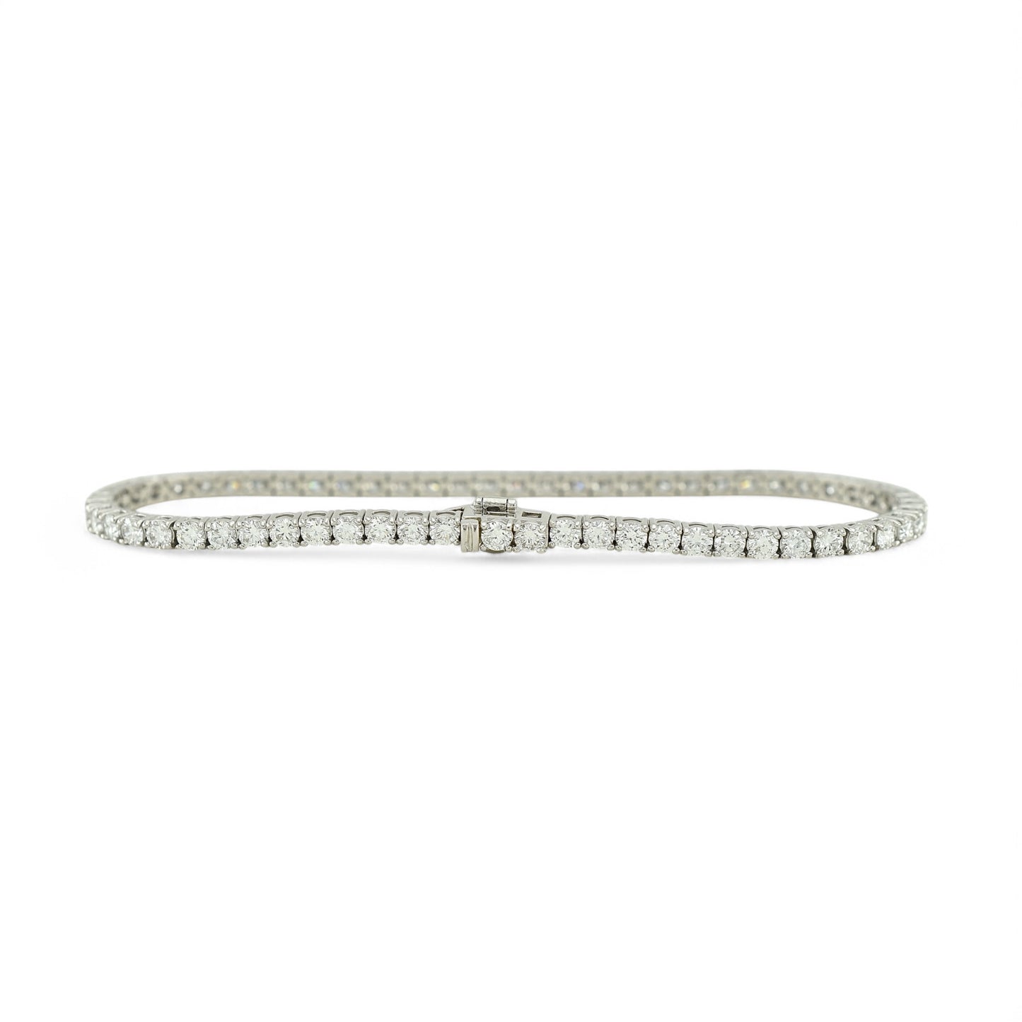 4-4.70ct. Lab-Grown DiamondTennis Bracelet | 2.65mm | 14K Solid Gold with E-F VS+ Diamonds