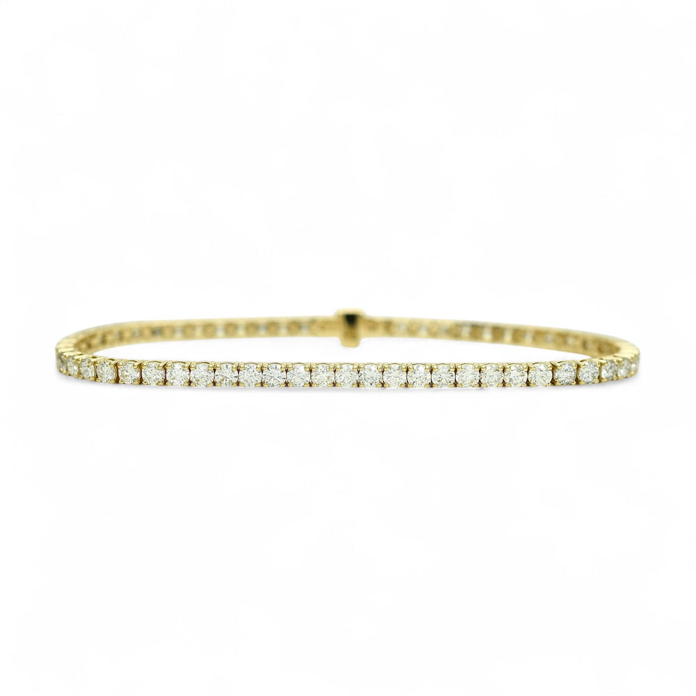 4.5-6ct. Lab-Grown Diamond Tennis Bracelet | 2.85mm | 14K Solid Gold with E-F VS+ Diamonds