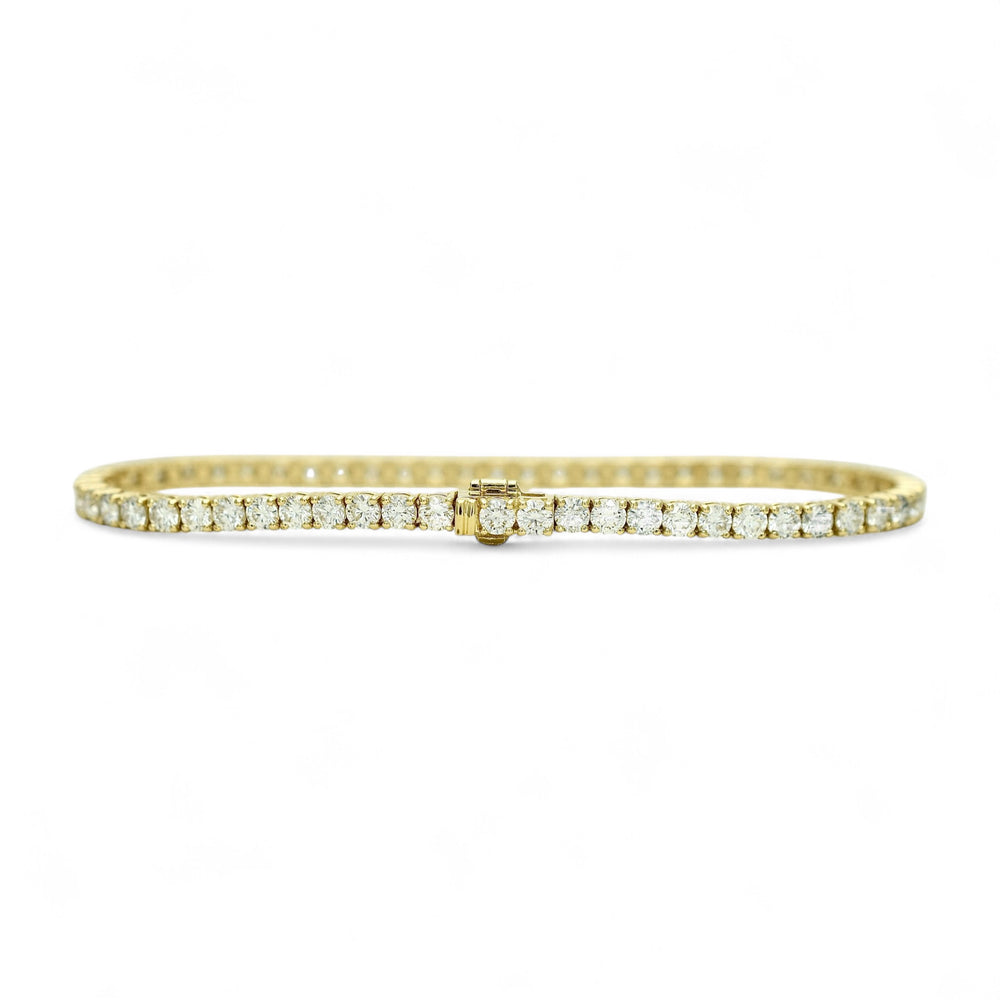 4.5-6ct. Lab-Grown Diamond Tennis Bracelet | 2.85mm | 14K Solid Gold with E-F VS+ Diamonds
