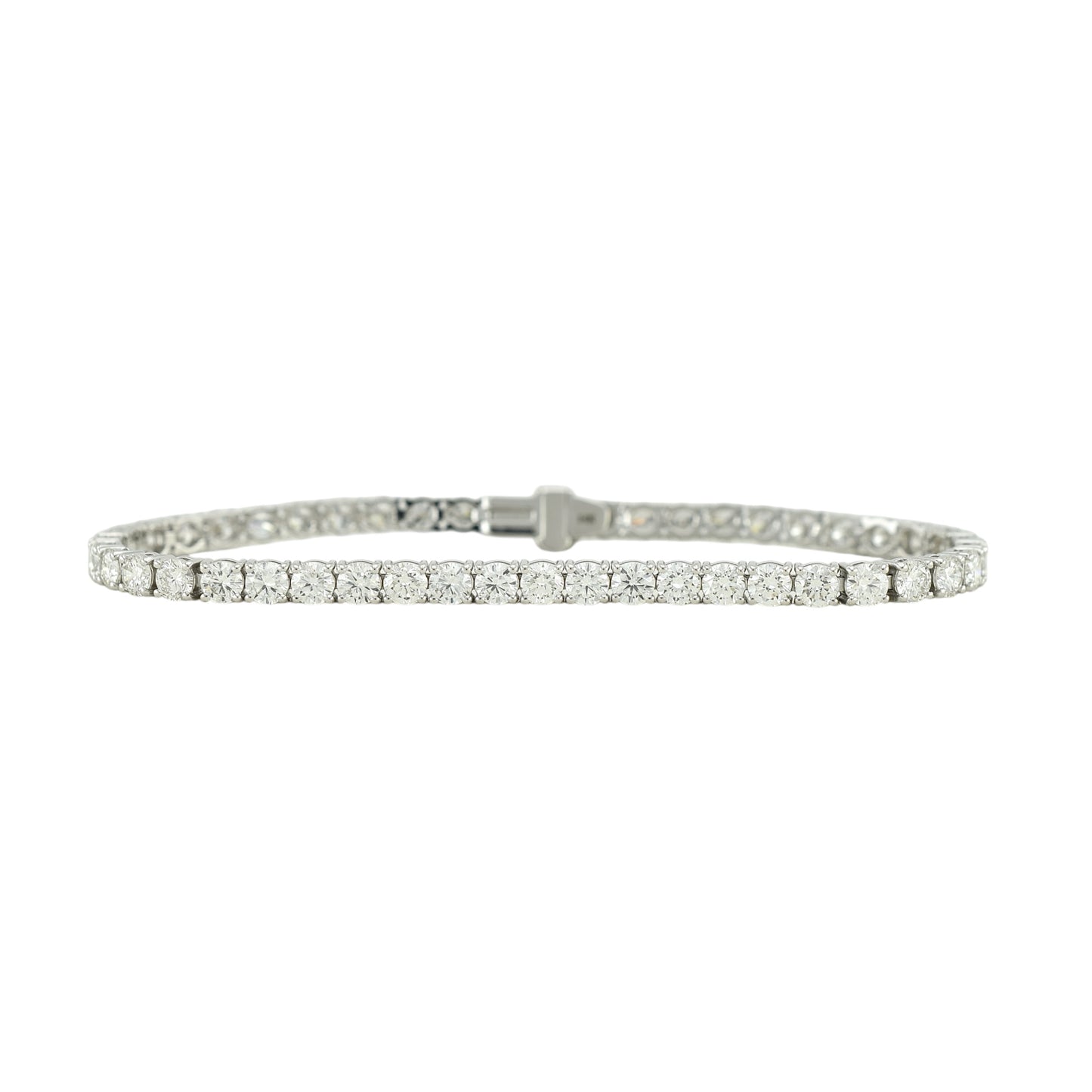 7-9ct. Lab-Grown Diamond Tennis Bracelet | 3.50mm | 14K Solid Gold with E-F VS+ Diamonds