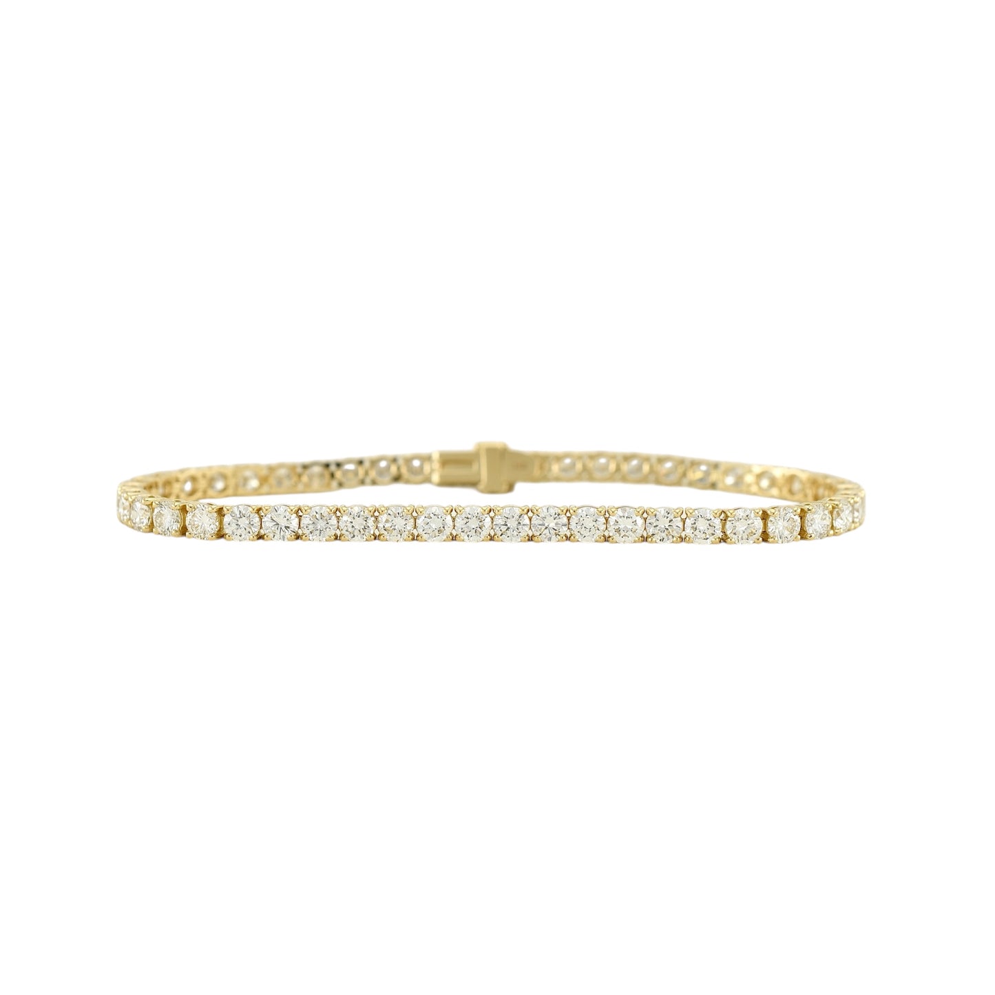 7-9ct. Lab-Grown Diamond Tennis Bracelet | 3.50mm | 14K Solid Gold with E-F VS+ Diamonds
