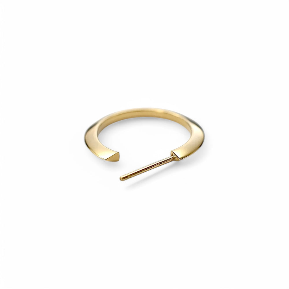 14k Knife Edge Hoop(s)